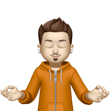 memoji of Jesús taking it easy